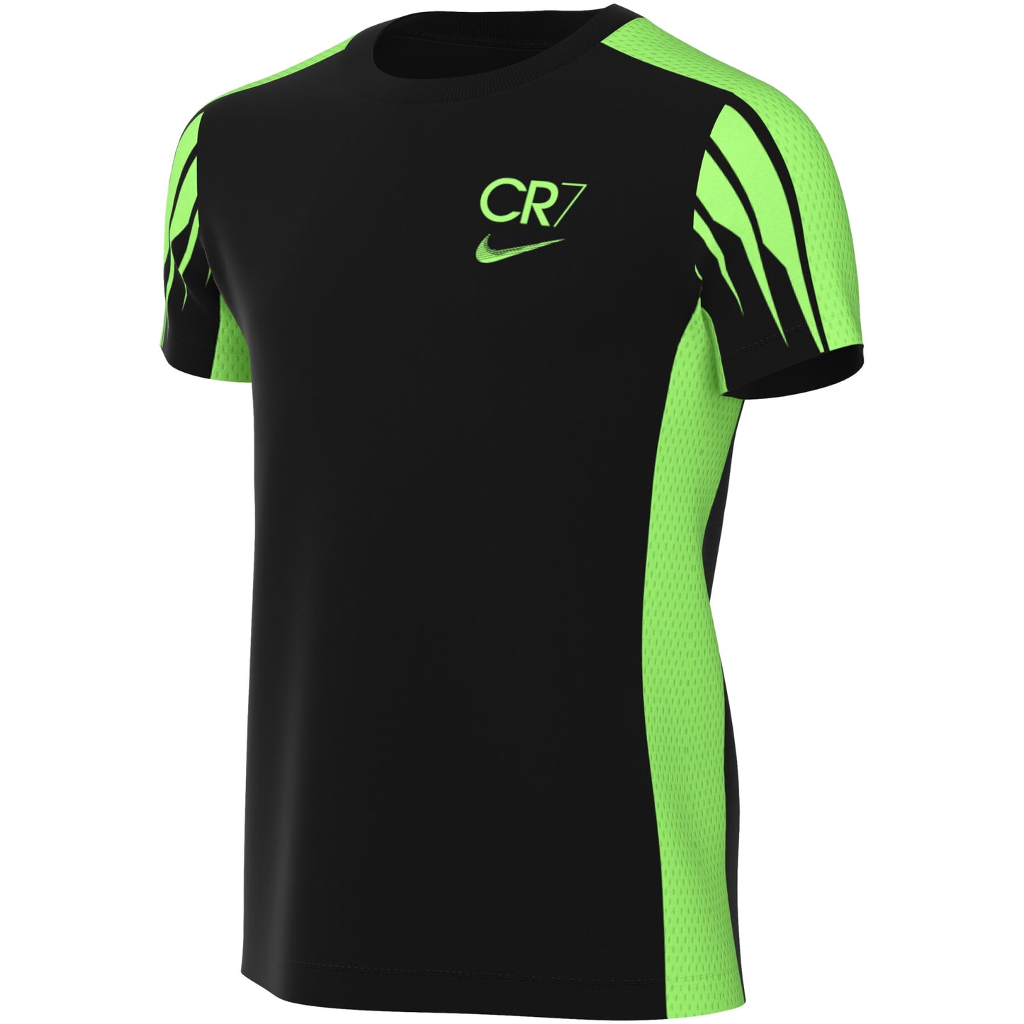 Haut de football Nike CR7 Noir/Vert Jeunesse