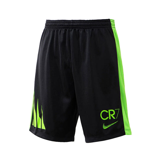 Short de football Nike CR7 Noir/Vert Jeunesse