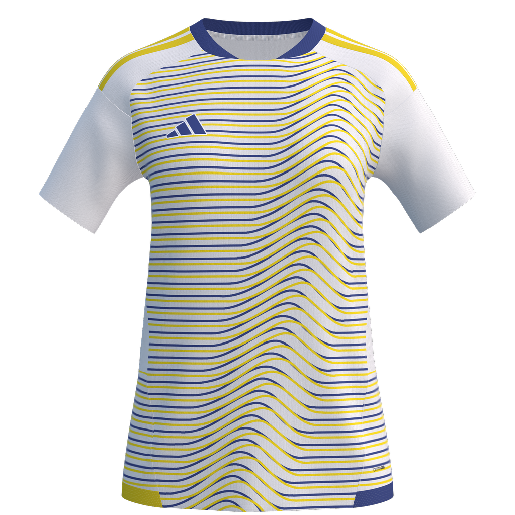 Adidas Burlington SC Tiro 26 Competition Custom Away Jersey Women's White