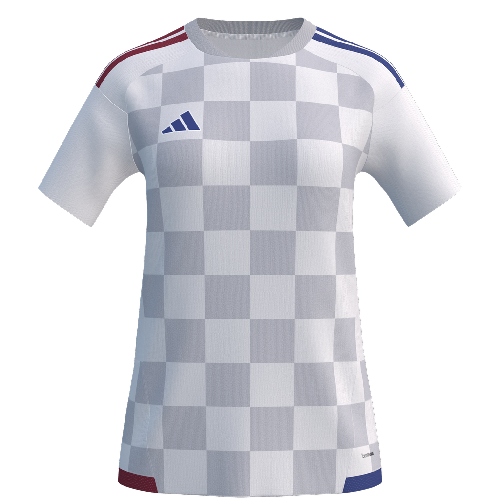Adidas Croatia Norval SC Tiro 26 Custom Home Jersey Women's White