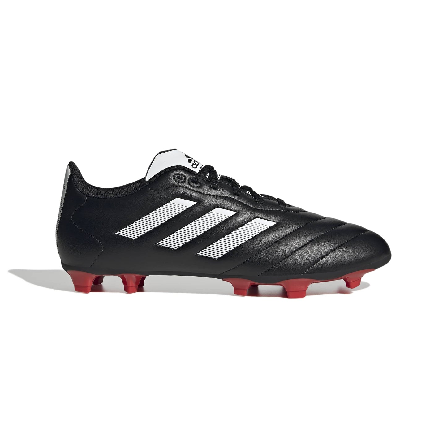 Chaussures de football Adidas Goletto VIII pour terrain sec, noir/blanc