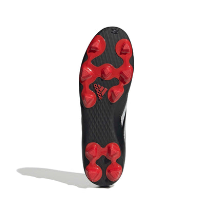Chaussures de football Adidas Goletto VIII pour terrain sec, noir/blanc
