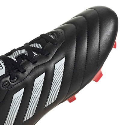 Chaussures de football Adidas Goletto VIII pour terrain sec, noir/blanc