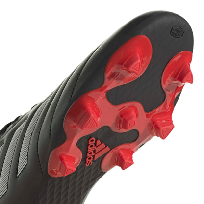 Chaussures de football Adidas Goletto VIII pour terrain sec, noir/blanc