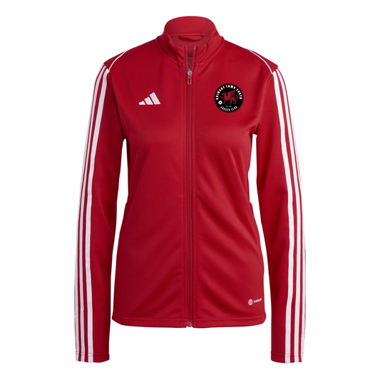Grimsby Town SC Tiro 23 League Track Jacket Red Women's (2024 Season)