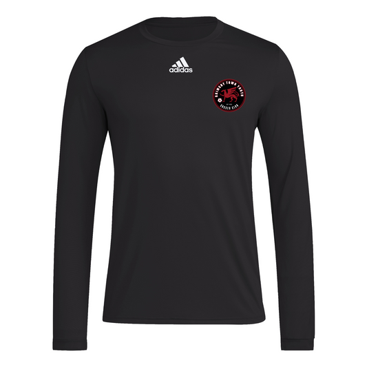 Grimsby Town SC Pre Game Long Sleeve T-Shirt Black