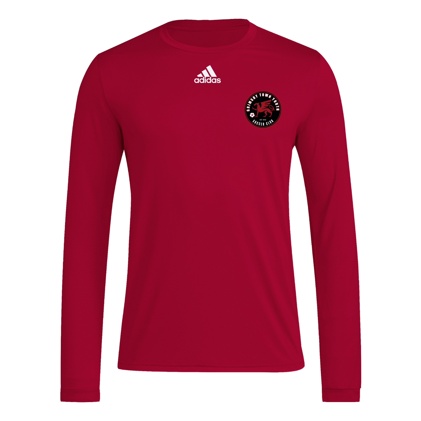 Grimsby Town SC Pre Game Long Sleeve T-Shirt Red