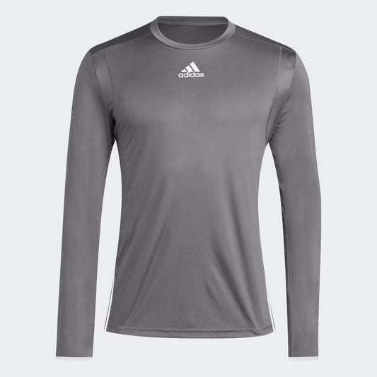Adidas Team Issue Long Sleeve Jersey Grey