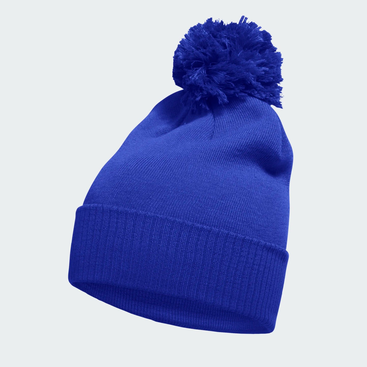 Adidas Solid Cuffed Pom Beanie Royal Blue