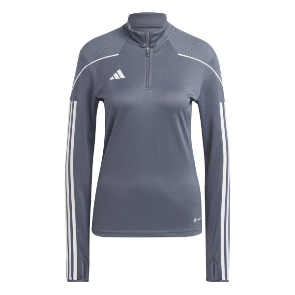 Adidas Tiro 23 League 1/4 Zip Training Top Grey Women's