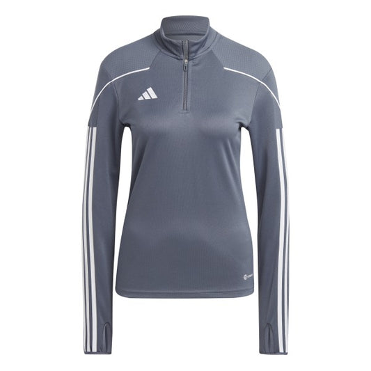 Adidas Tiro 23 League 1/4 Zip Training Top Grey Women's