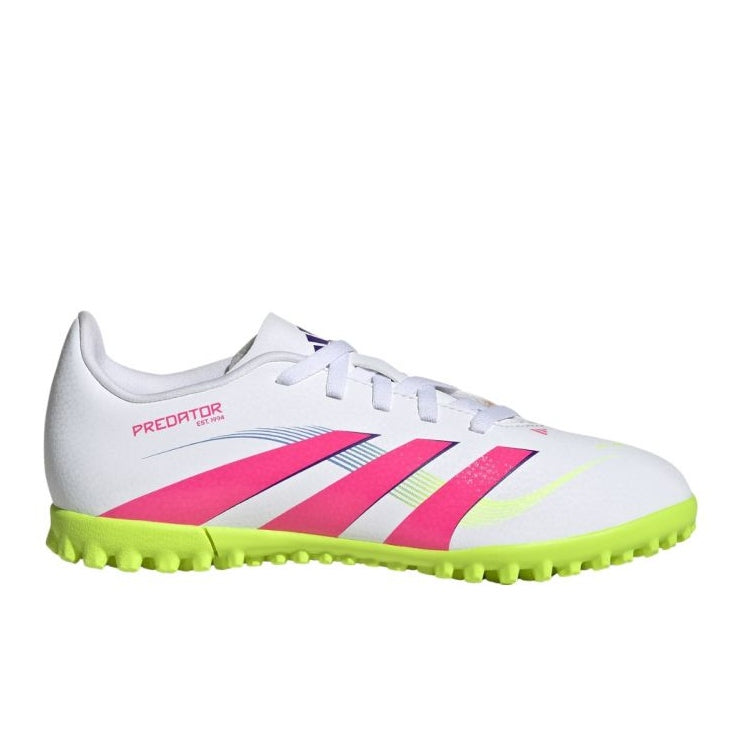 Adidas PREDATOR CLUB Turf JEUNES FTWWHT/LUCPNK/LUCLEM
