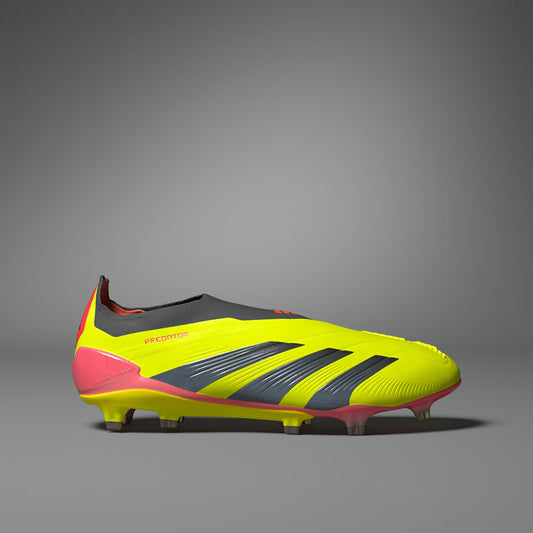 Adidas Predator Elite FG sans lacets Jaune/Noir/Rouge