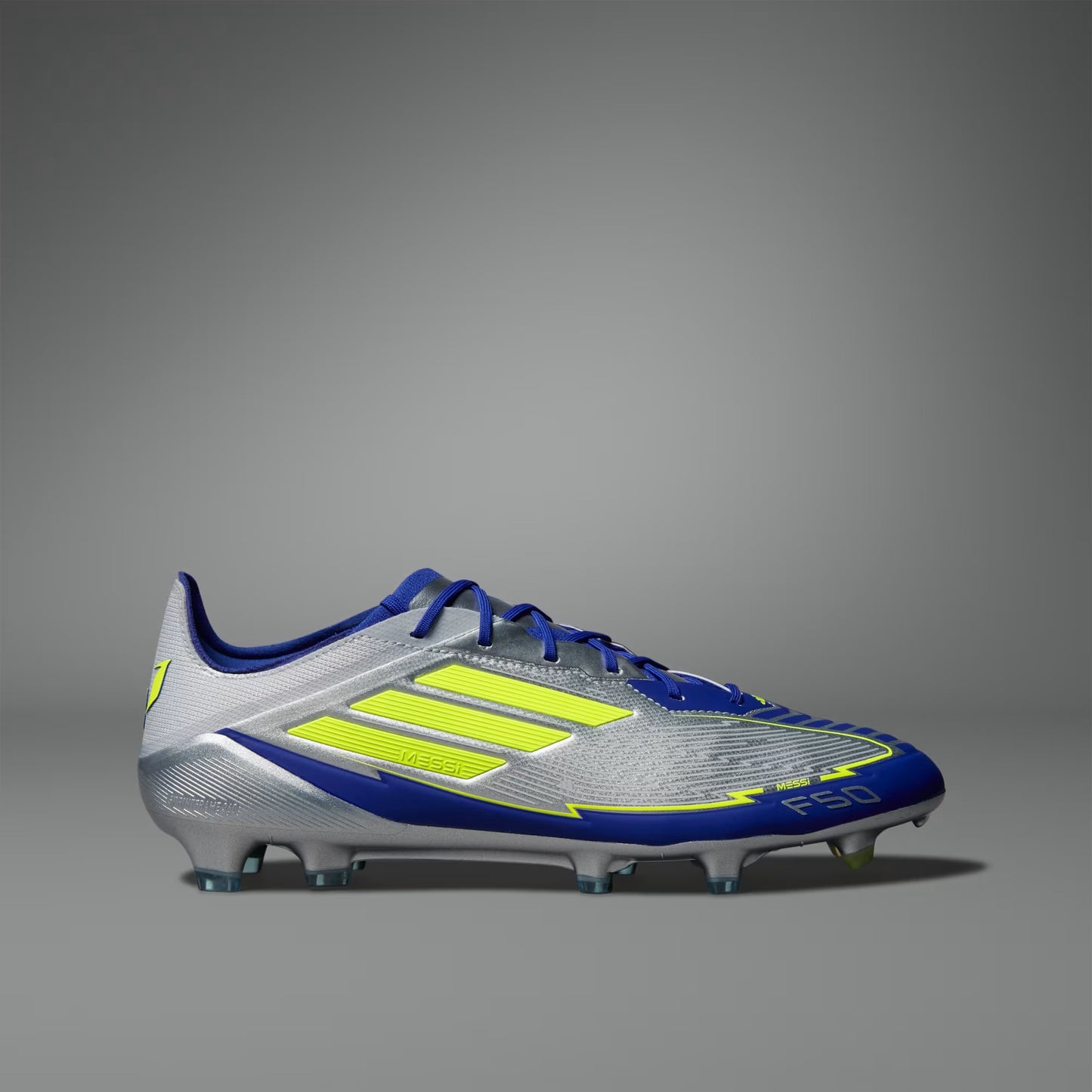 Adidas F50 ELITE FG Messi Argent/Noir/Rouge