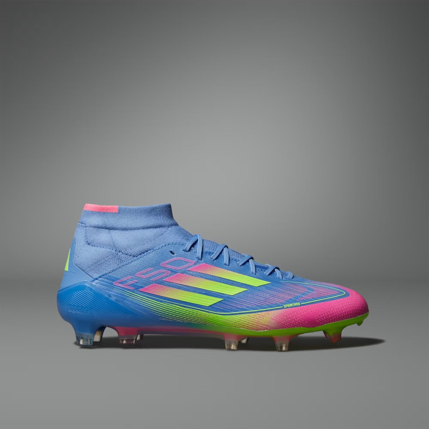 Adidas F50 ELITE FG MID Femme BLUFUS/LUCLEM/LUCPNK