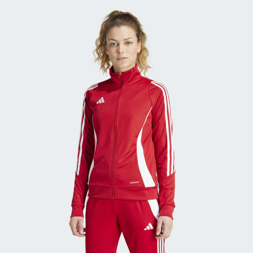 Adidas Tiro 24 Track Jacket Red Women's