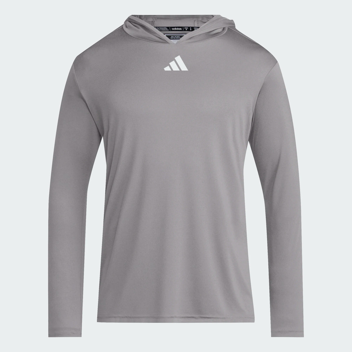 Adidas D4T Long Sleeve Lightweight Hoodie Grey