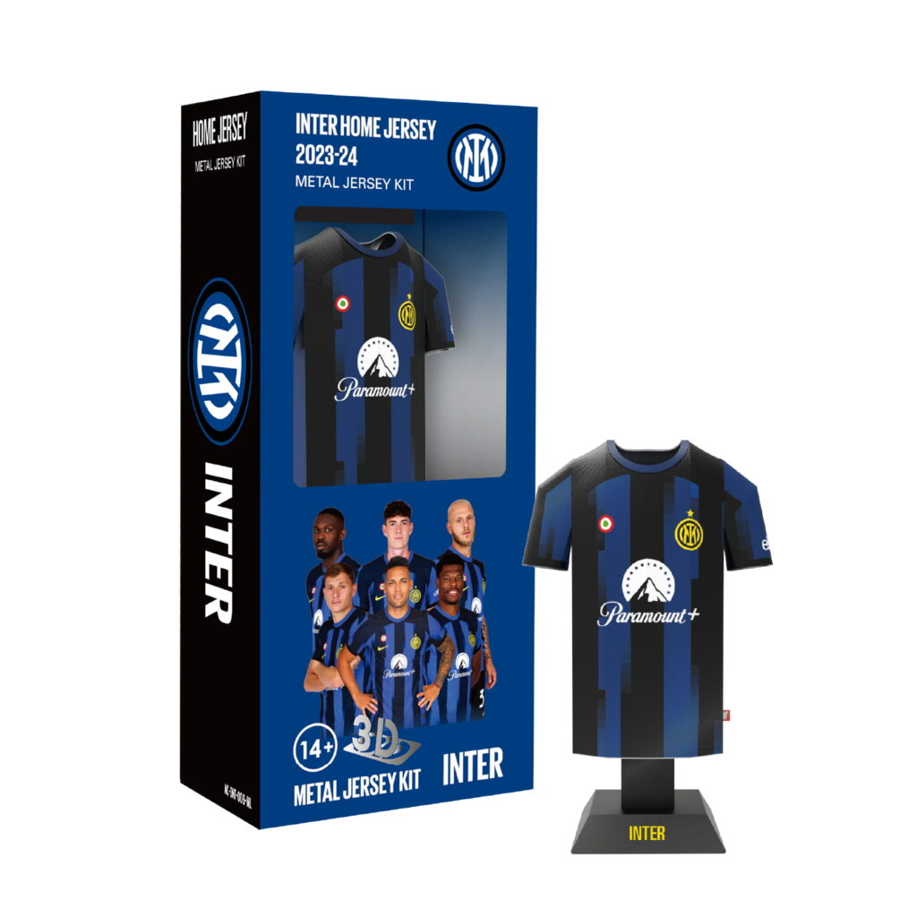 Inter Milan Alloy Collectors Mini Metal Home Jersey Display Box
