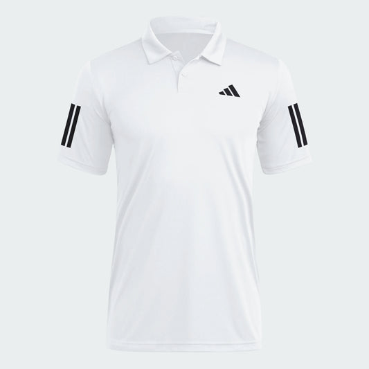 Adidas 3 Stripes Club Polo White
