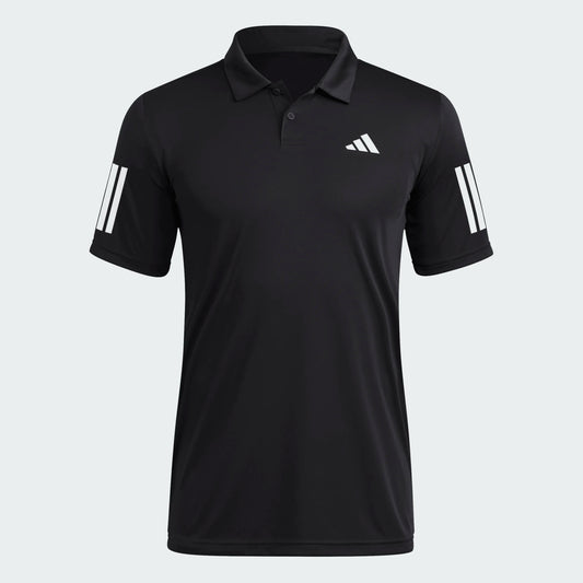 Adidas 3 Stripes Club Polo Black