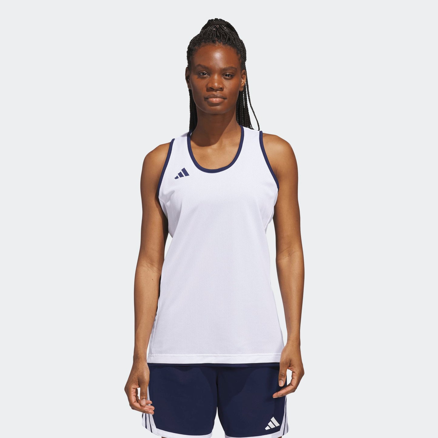 Adidas Everyday Pro Reversible Basketball Jersey Women's Navy/White