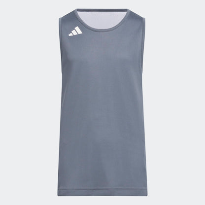 Adidas Everyday Pro Reversible Basketball Jersey Youth Onix/White