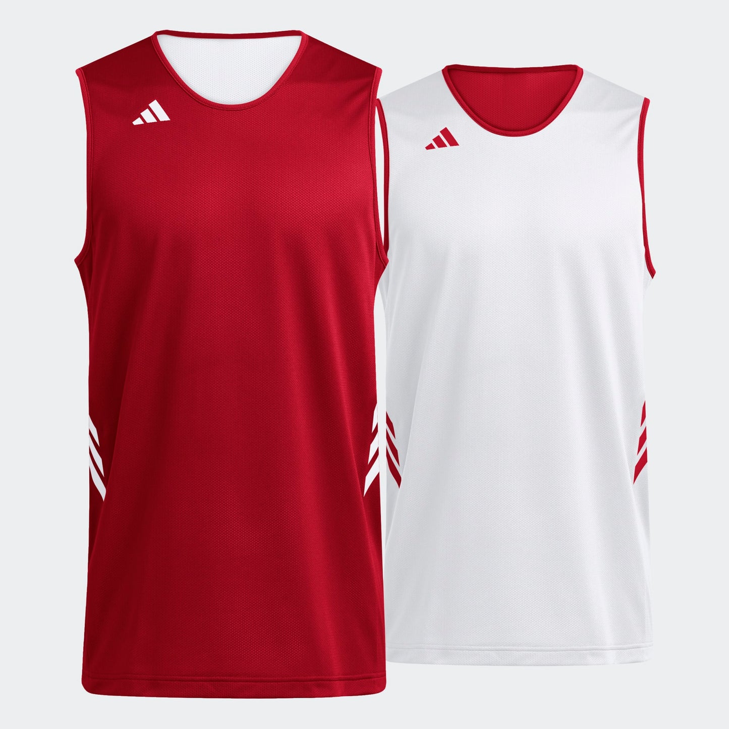 Adidas Everyday Pro Reversible Basketball Jersey Youth Red/White