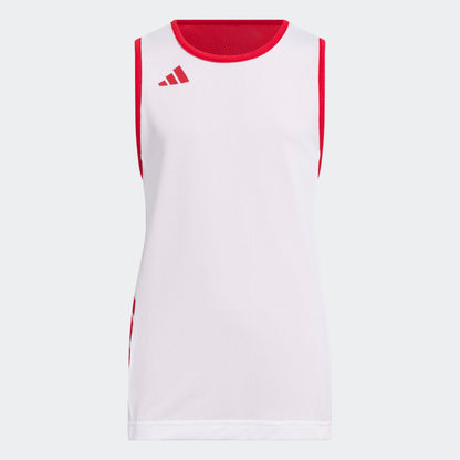 Adidas Everyday Pro Reversible Basketball Jersey Youth Red/White