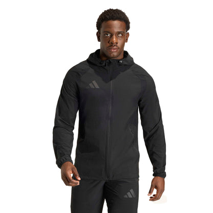 Adidas Travel Windbreaker Jacket Black