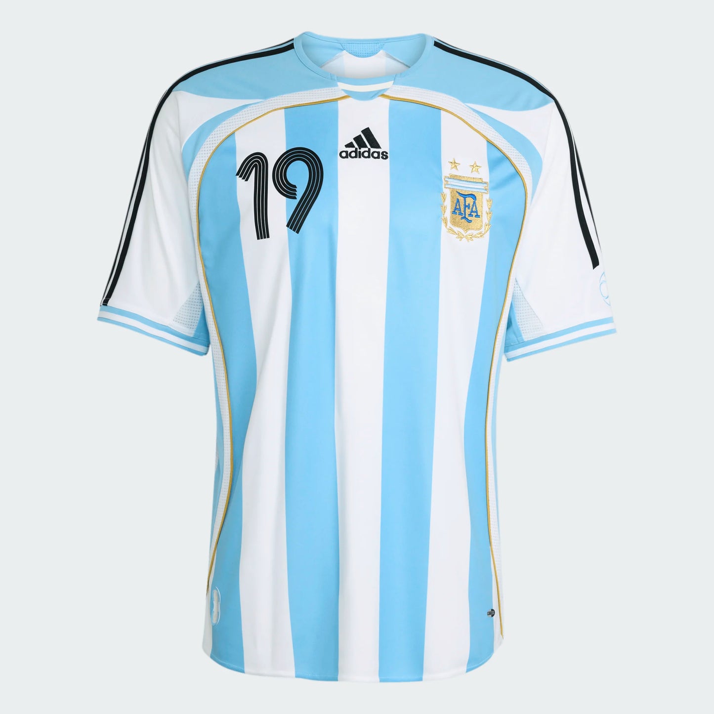 Adidas Argentina 2006 Messi #19 Home Jersey