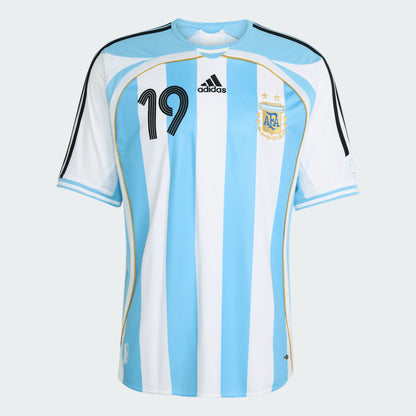 Adidas Argentina 2006 Messi #19 Home Jersey