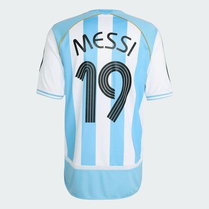 Adidas Argentina 2006 Messi #19 Home Jersey