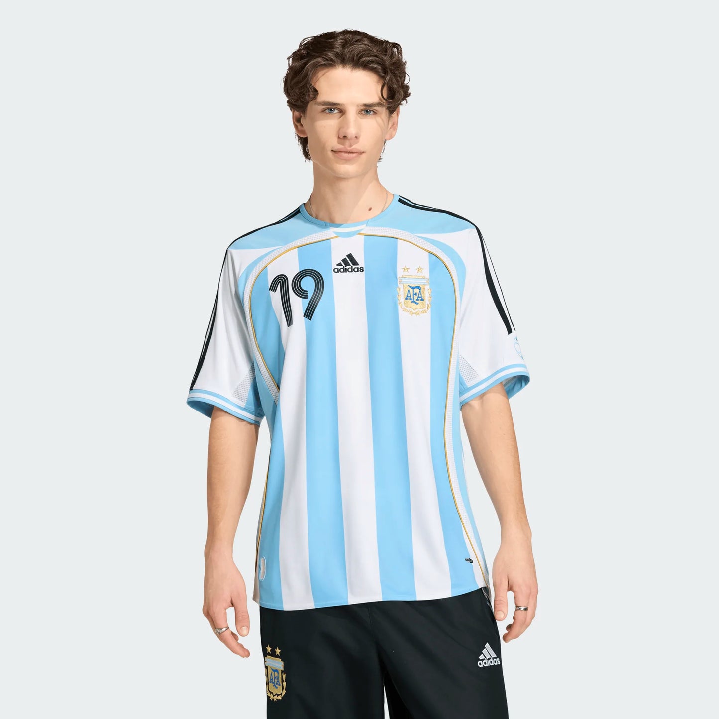 Adidas Argentina 2006 Messi #19 Home Jersey