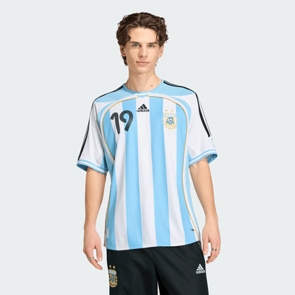 Adidas Argentina 2006 Messi #19 Home Jersey