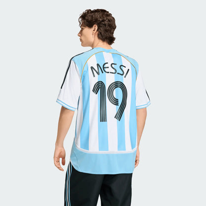 Adidas Argentina 2006 Messi #19 Home Jersey