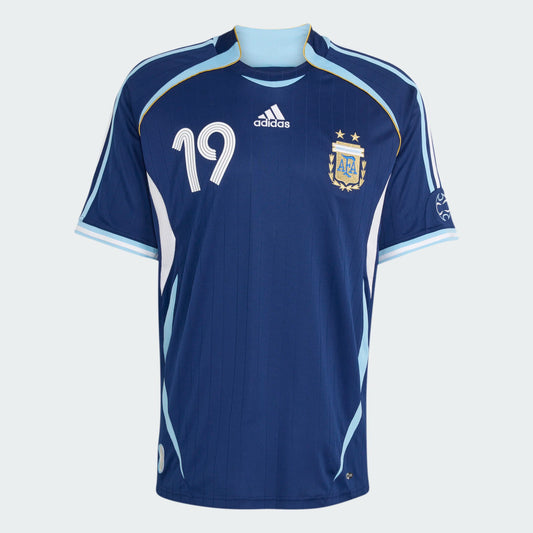 Adidas Argentina 2006 Messi #19 Away Jersey