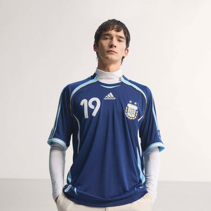 Adidas Argentina 2006 Messi #19 Away Jersey