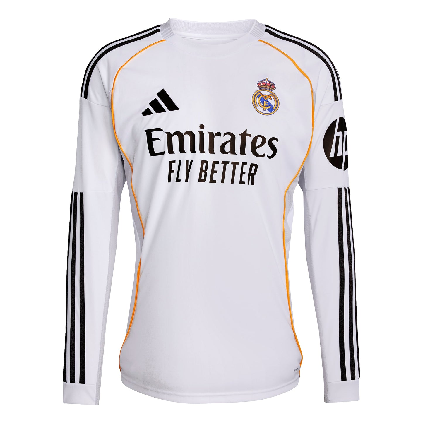 Adidas Real Madrid 25/26 Mbappe #10 Long Sleeve Home Jersey