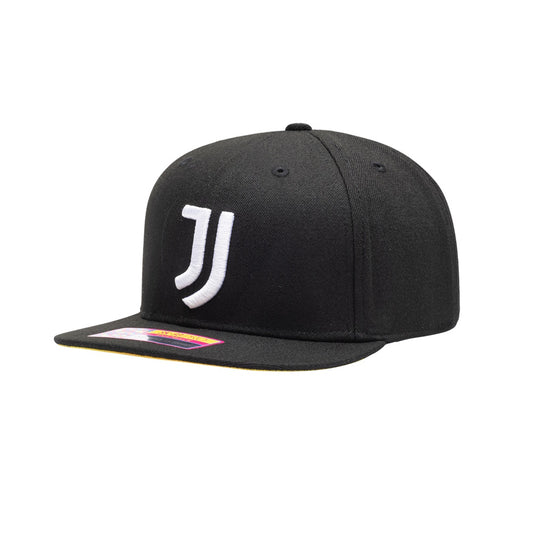 Juventus Fan Ink Draft Night Flat Peak Snapback Hat