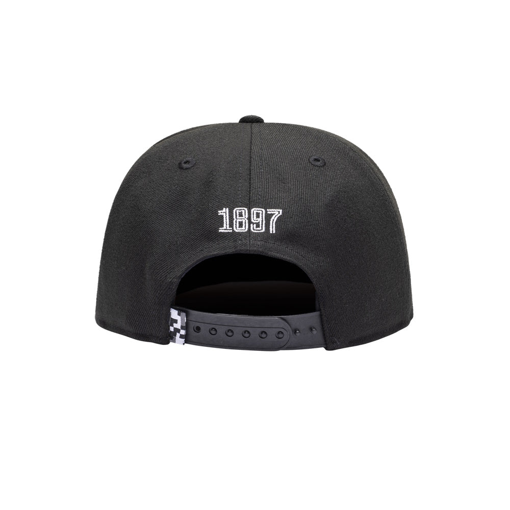 Juventus Fan Ink Draft Night Flat Peak Snapback Hat