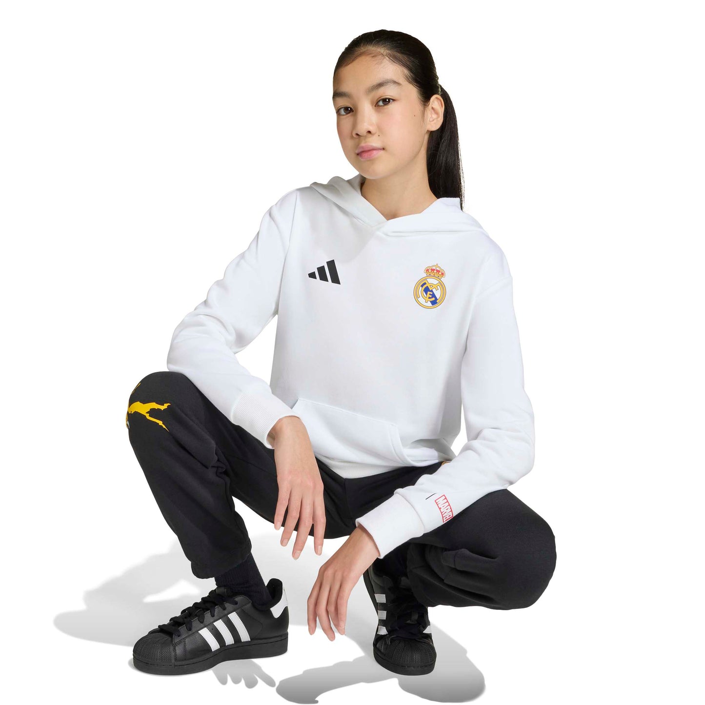 Adidas Real Madrid Marvel Avengers Hoodie Youth