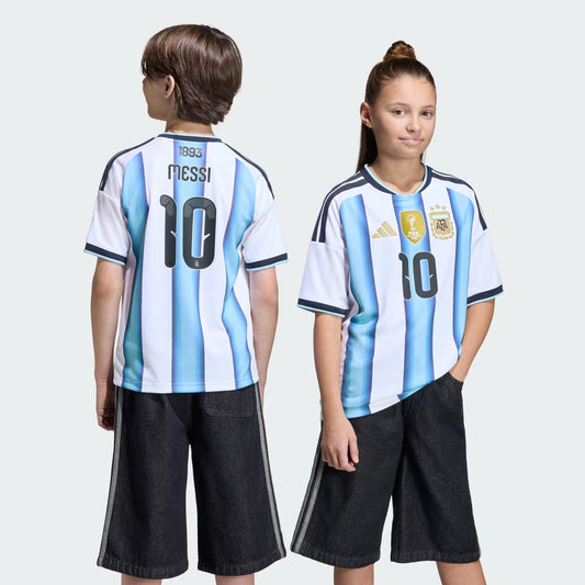 Adidas Argentina 2026 Messi Home Jersey Youth