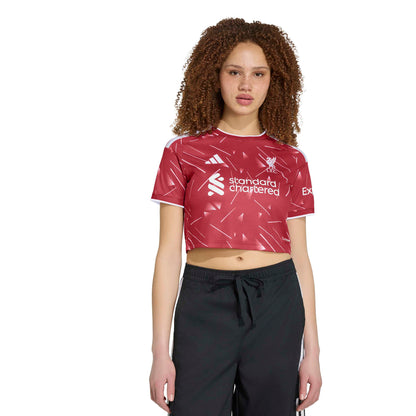 Adidas Liverpool 26/27 Home Jersey Women's Crop