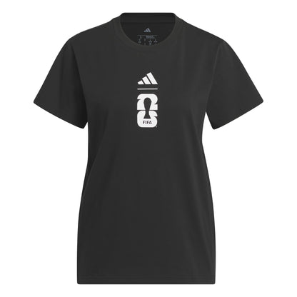 Adidas World Cup Official Match Ball T-Shirt Black Women's