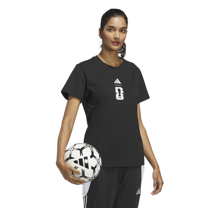Adidas World Cup Official Match Ball T-Shirt Black Women's