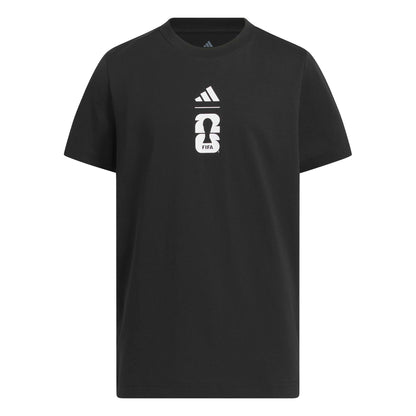 Adidas World Cup Official Match Ball T-Shirt Black Youth