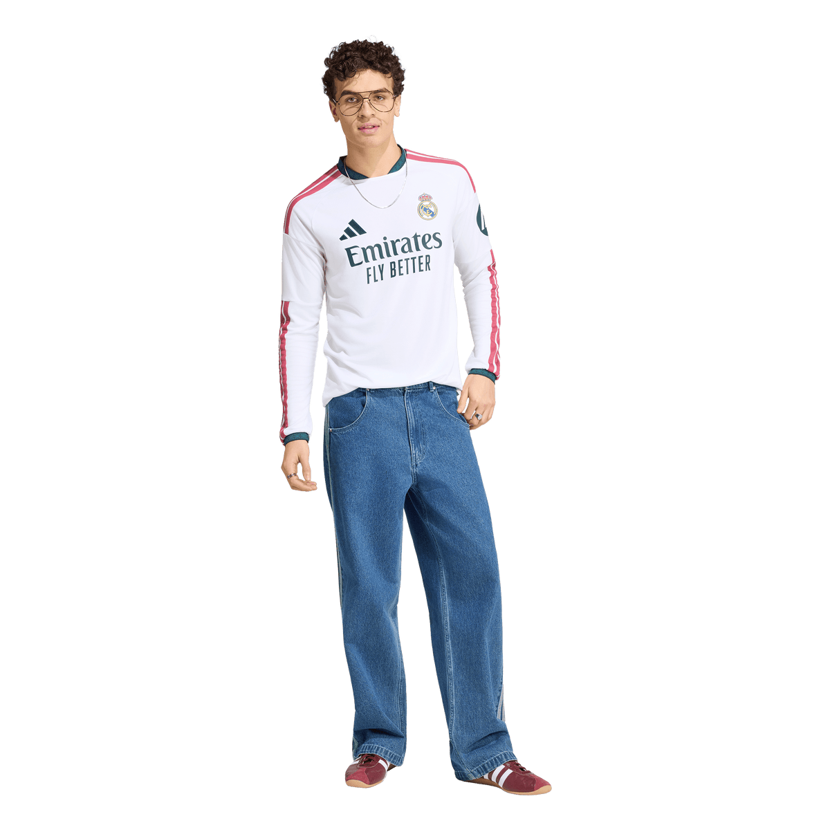 Adidas Real Madrid 26/27 Long Sleeve Home Jersey