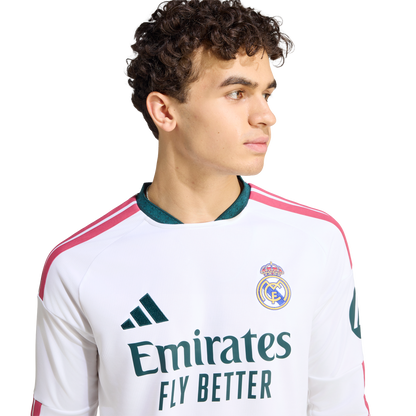 Adidas Real Madrid 26/27 Long Sleeve Home Jersey