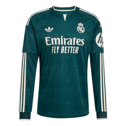 Adidas Real Madrid 26/27 Long Sleeve Away Jersey