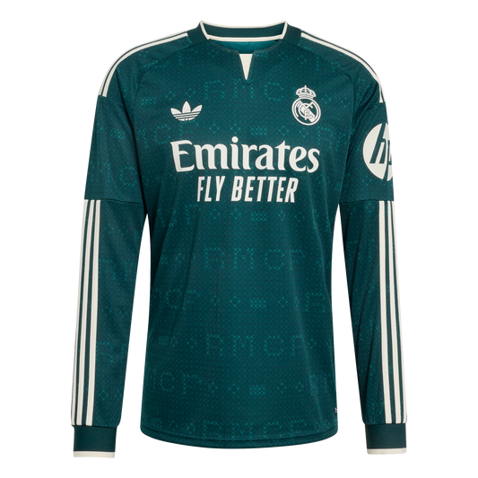 Adidas Real Madrid 26/27 Long Sleeve Away Jersey